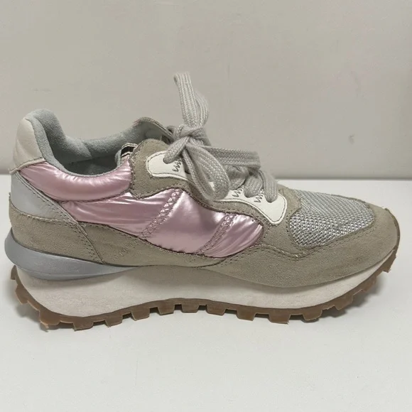 .ShuShop PHOEBE Kids Pink Metalic Sneaker Sz 1 - Picture 9 of 14